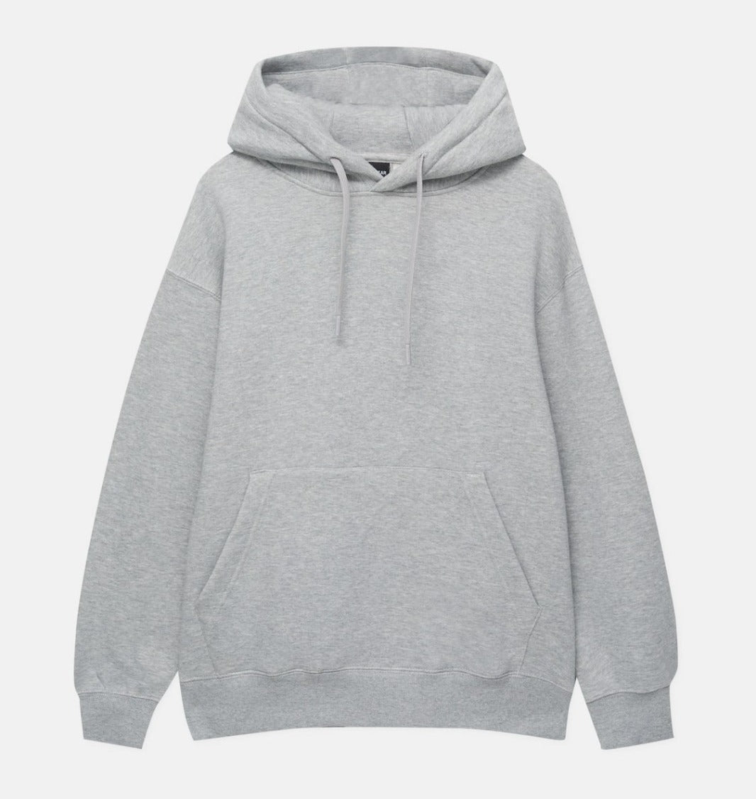 Unisex Grey Classic Pullover Hoodie