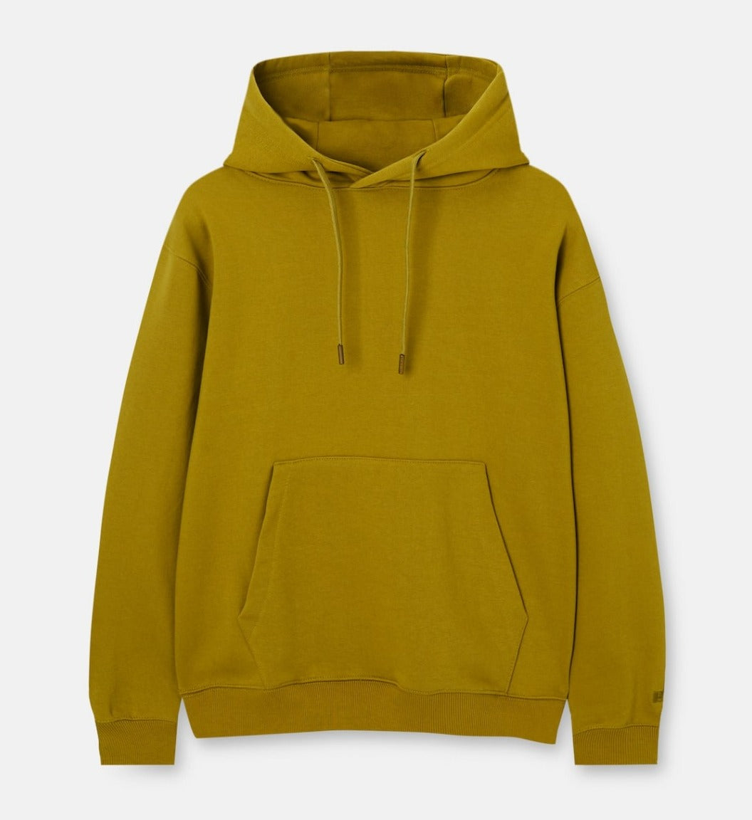 Unisex Mustard Yellow Pullover Hoodie"