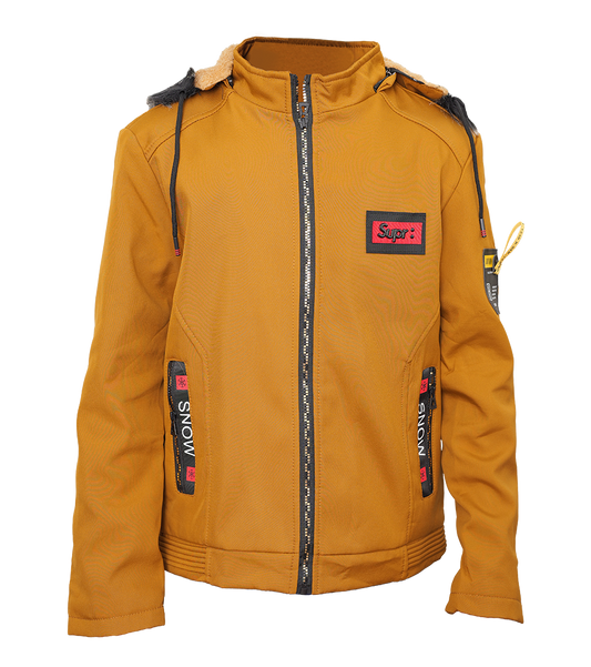 Classic Mustard cotton Hoody Jacket – Timeless Style and Premium Comfort