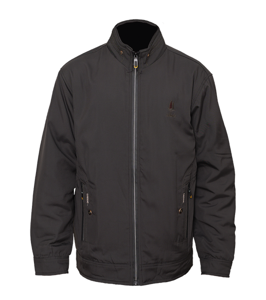 Classic Charcoal Grey Parachute cotton Jacket – Timeless Style and Premium Comfort -