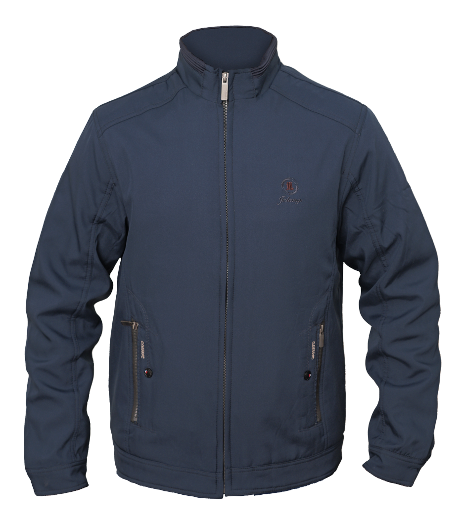 Classic Inky Blue Parachute cotton Jacket – Timeless Style and Premium Comfort