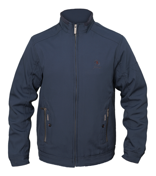 Classic Inky Blue Parachute cotton Jacket – Timeless Style and Premium Comfort