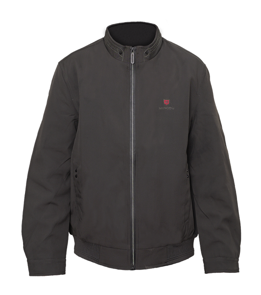 Classic Charcoal Grey Parachute cotton Jacket – Timeless Style and Premium Comfort