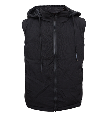 Kids' Black Hooded Puffer Jacket – Stylish & Cozy Winter Wear