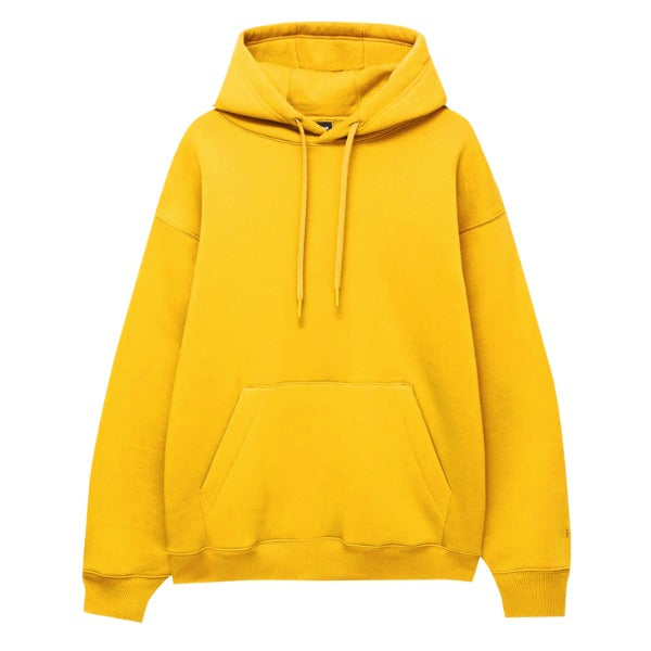 Unisex Yellow Pullover Hoodie